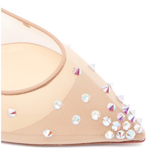 Christian Louboutin Degra mesh ballet flats - Picture 2 of 5